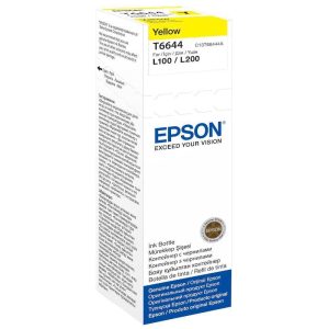 EPSON  ΜΕΛΑΝΙ T66444A YELLOW IN BOTTLE (70ML) DYE COLOUR INK