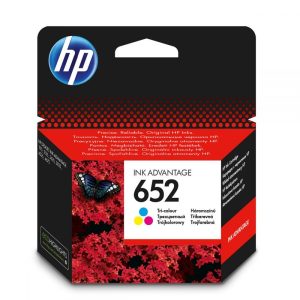 HP ΜΕΛΑΝΙ 652 TRI-COLOUR INK CRTR 200PGS