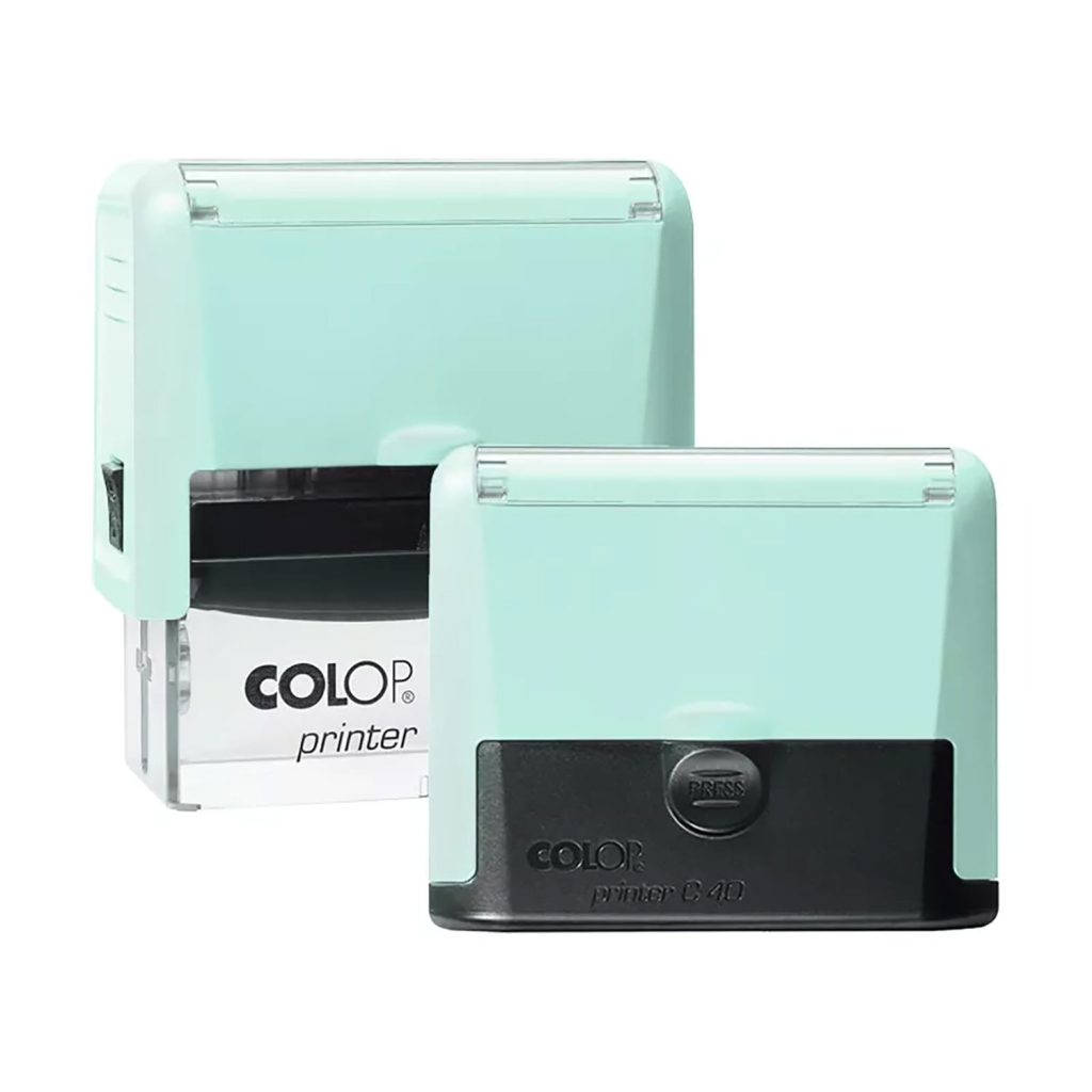 ΣΦΡΑΓΙΔΑ COLOP PRINTER C 40 (59X23MM) PASTELL GREEN