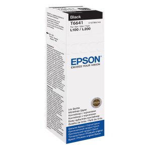 EPSON ΜΕΛΑΝΙ INKJET BOTTLE BLACK C13T66414A EPST66414A