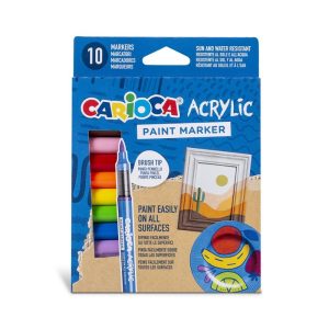 CARIOCA ΑΚΡΥΛΙΚΟΙ ΜΑΡΚΑΔΟΡΟΙ 10 ΧΡΩΜΑΤΩΝ