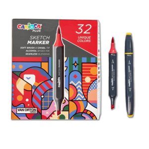 CARIOCA PLUS SKETCH MARKER HARD BOX 32TMX