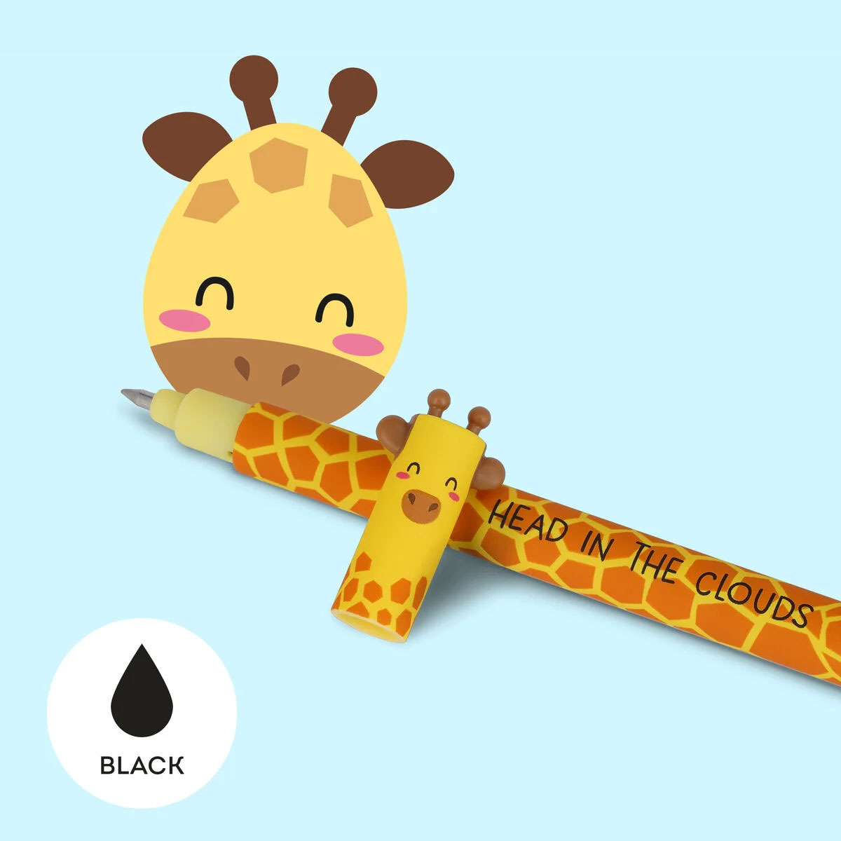 LEGAMI ERASABLE PEN - GIRAFFE- BLACK INK VEP0019 - Image 2