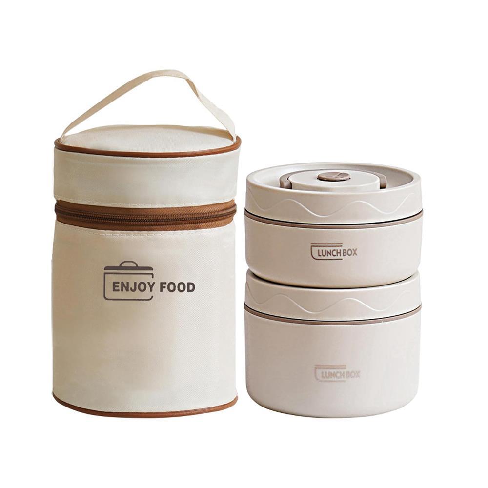 ΣET 2 LUNCH BOX INOX & ΘΕΡΜΙΚΗ ΤΣΑΝΤΑ 1040ML