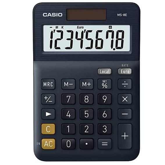 CASIO ΑΡΙΘΜΟΜΗΧΑΝΗ MS-8E 8ΨΗΦΙΩΝ