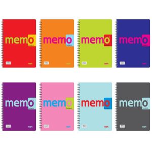 ΤΕΤΡΑΔΙΟ MEMO ΣΠΙΡΑΛ 21Χ29 (Α4) 5ΘΕΜ