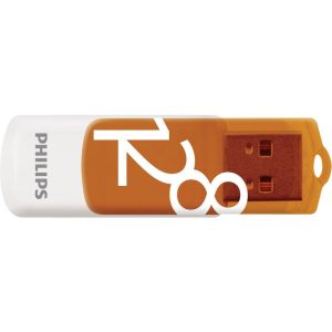 PHILIPS VIVID 128GB USB 2.0 STICK ΠΟΡΤΟΚΑΛΙ