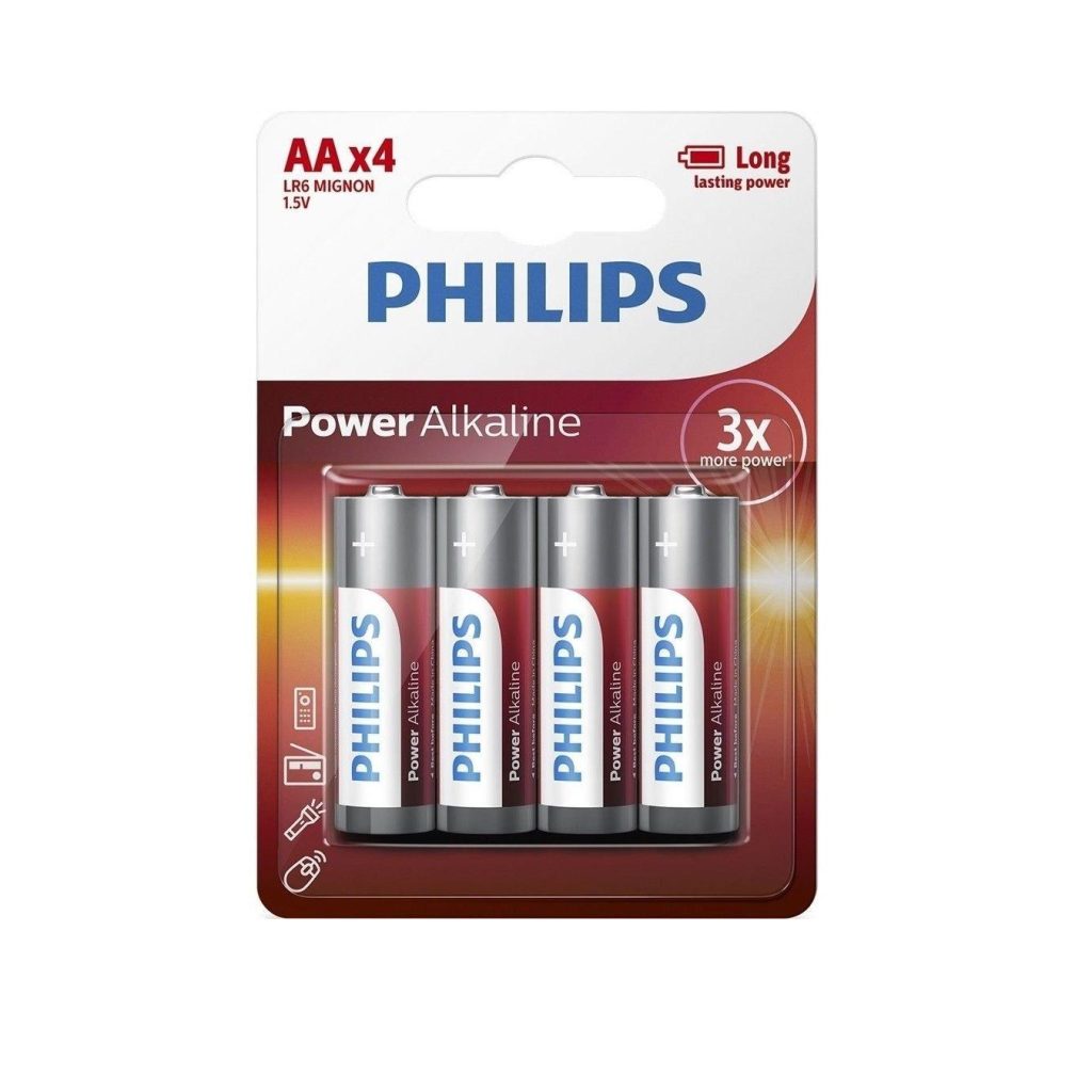 PHILIPS AA ΑΛΚΑΛΙΚΕΣ ΜΠΑΤΑΡΙΕΣ ΥΨΗΛΗΣ ΑΠΟΔΟΣΗΣ 4ΤΜΧ