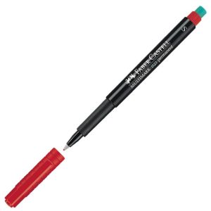 ΜΑΡΚΑΔΟΡΟΣ ΑΝΕΞΙΤΗΛΟΣ ΔΙΑΦΑΝΕΙΩΝ FABER CASTELL 1513 S ΚΟΚΚΙΝΟ