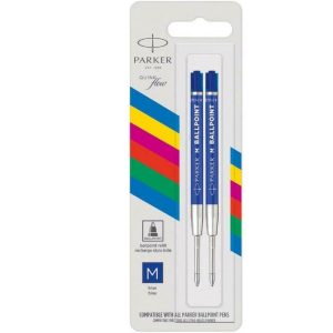 PARKER QUINKFLOW BALLPOINT ΑΝΤΑΛΛΑΚΤΙΚΟ MEDIUM ΜΠΛΕ 2T