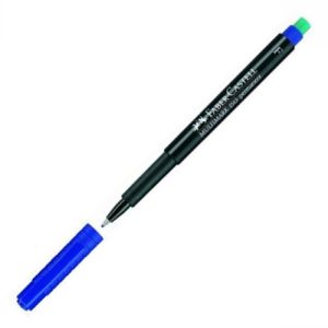 ΜΑΡΚΑΔΟΡΟΣ ΑΝΕΞΙΤΗΛΟΣ ΔΙΑΦΑΝΕΙΩΝ FABER CASTELL 1513 F ΜΠΛΕ