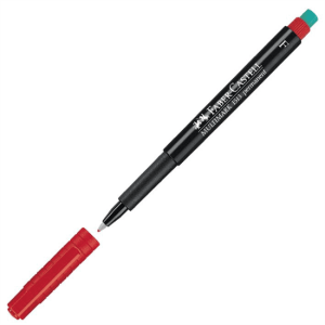 ΜΑΡΚΑΔΟΡΟΣ ΑΝΕΞΙΤΗΛΟΣ ΔΙΑΦΑΝΕΙΩΝ FABER CASTELL 1513 F ΚΟΚΚΙΝΟ