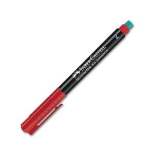ΜΑΡΚΑΔΟΡΟΣ ΑΝΕΞΙΤΗΛΟΣ ΔΙΑΦΑΝΕΙΩΝ FABER CASTELL 1513 M ΚΟΚΚΙΝΟ
