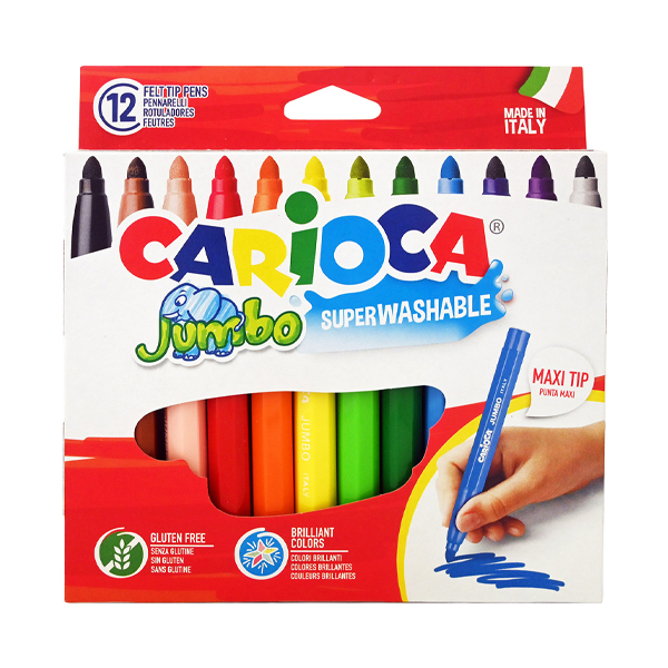 CARIOCA JUMBO ΜΑΡΚΑΔΟΡΟΙ 12 ΧΡΩΜΑΤΩΝ