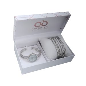 ΣΕΤ ΔΩΡΟΥ ΜΕ ΡΟΛΟΙ ΚΑΙ ΑΛΥΣΙΔΕΣ ΧΕΙΡΟΣ SILVER