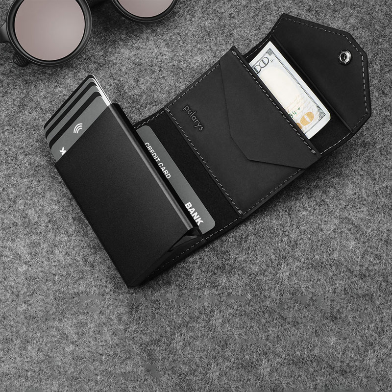 PULARYS ΑΝΔΡΙΚΟ ΠΟΡΤΟΦΟΛΙ GO CARDS RFID BLACK - Image 2