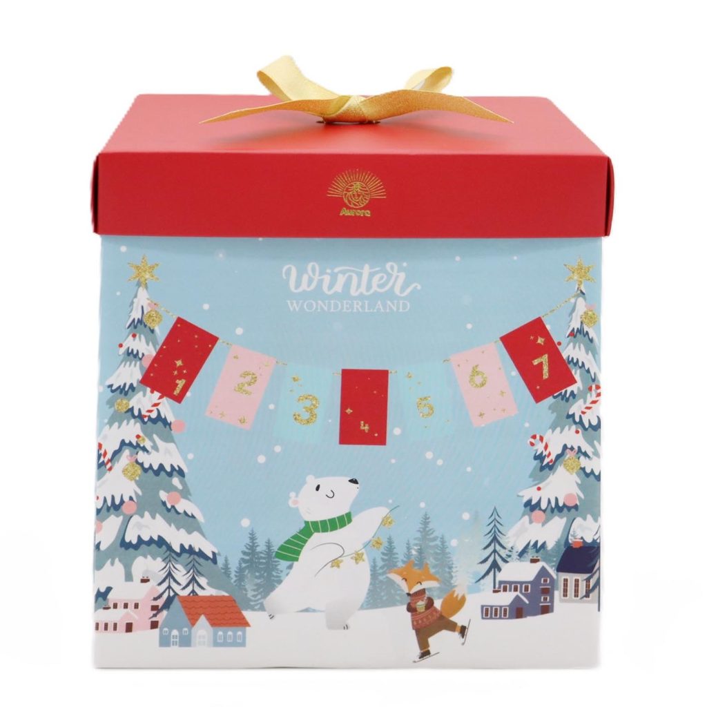 AURORA XMAS ΣΕΤ ΜΕ 2 BATH CUBES,ΚΡΕΜΑ ΧΕΡΙΩΝ,BODY LOTION,ΑΦΡΟΛΟΥΤΡΟ,SCRUB & LIP BALM