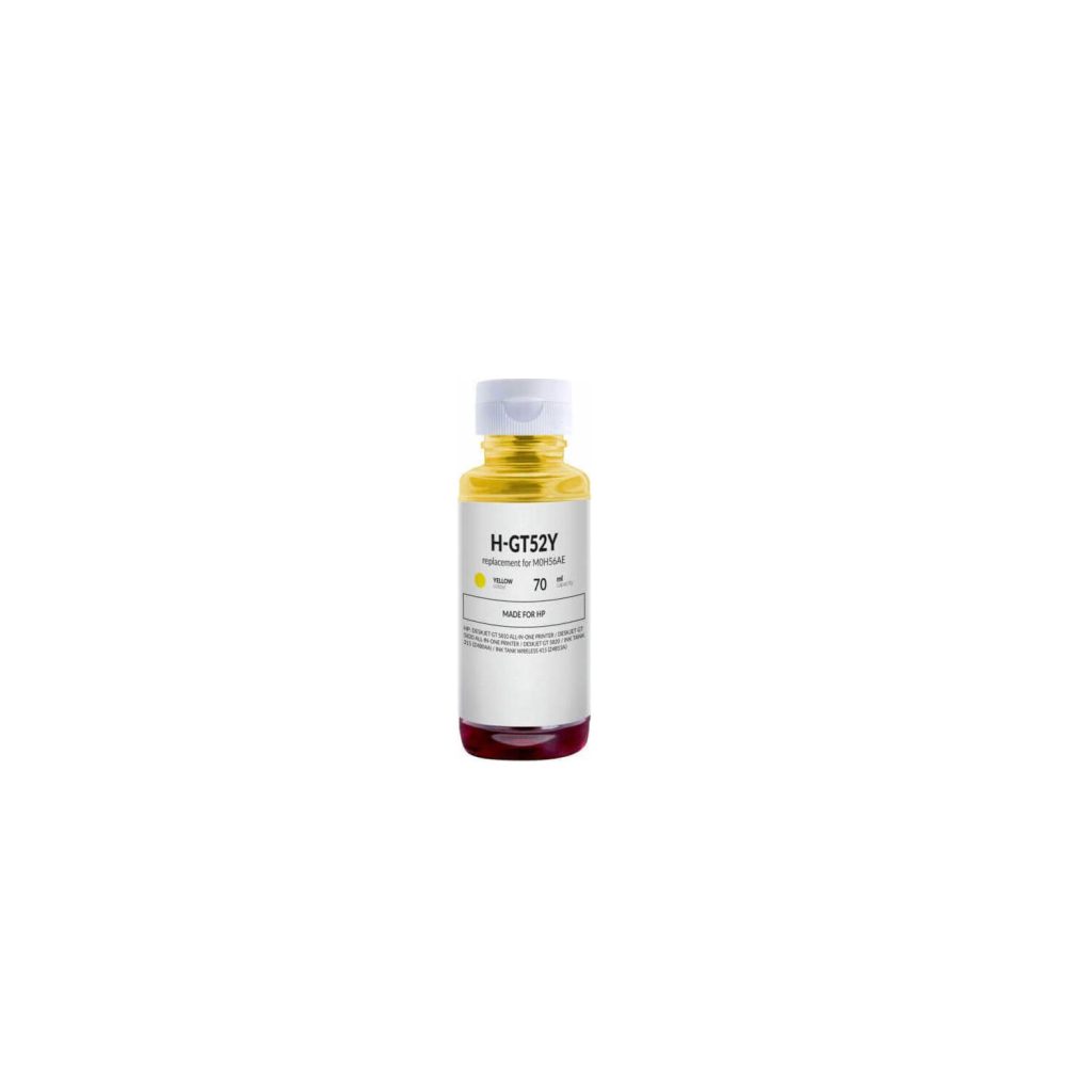 HP ΜΕΛΑΝΙ ΣΥΜΒΑΤΟ INK GT31/GT51/GT52 YELLOW BOTTLE (70ML)