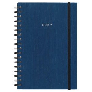 ΗΜΕΡΟΛΟΓΙΟ 2027 FABRIC PLUS ΗΜΕΡΗΣΙΟ ΣΠΙΡΑΛ ΜΠΛΕ 17Χ25ΕΚ