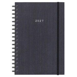 ΗΜΕΡΟΛΟΓΙΟ 2027 FABRIC PLUS ΗΜΕΡΗΣΙΟ ΣΠΙΡΑΛ ΓΚΡΙ 17Χ25ΕΚ