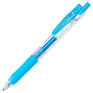ΣΤΥΛΟ ZEBRA SARASA CLIP 0.7 GEL PEN LIGHT BLUE ZB-14326
