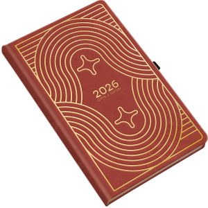ΗΜΕΡΟΛΟΓΙΟ GATSBY ΗΜΕΡΗΣΙΟ 17X24 ΚΟΚΚΙΝΟ