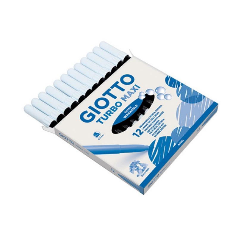 GIOTTO TURBO MAXI ΜΑΡΚΑΔΟΡΟΙ ΧΟΝΤΡΟΙ 12TEM ΜΟΝΟΧΡΩΜΙΕΣ ΜΑΥΡΟ