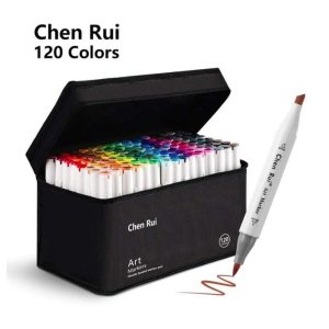 ALCOHOL MARKERS ΔΙΠΛΗΣ ΜΥΤΗΣ ΣΕΤ 120 ΤΕΜ