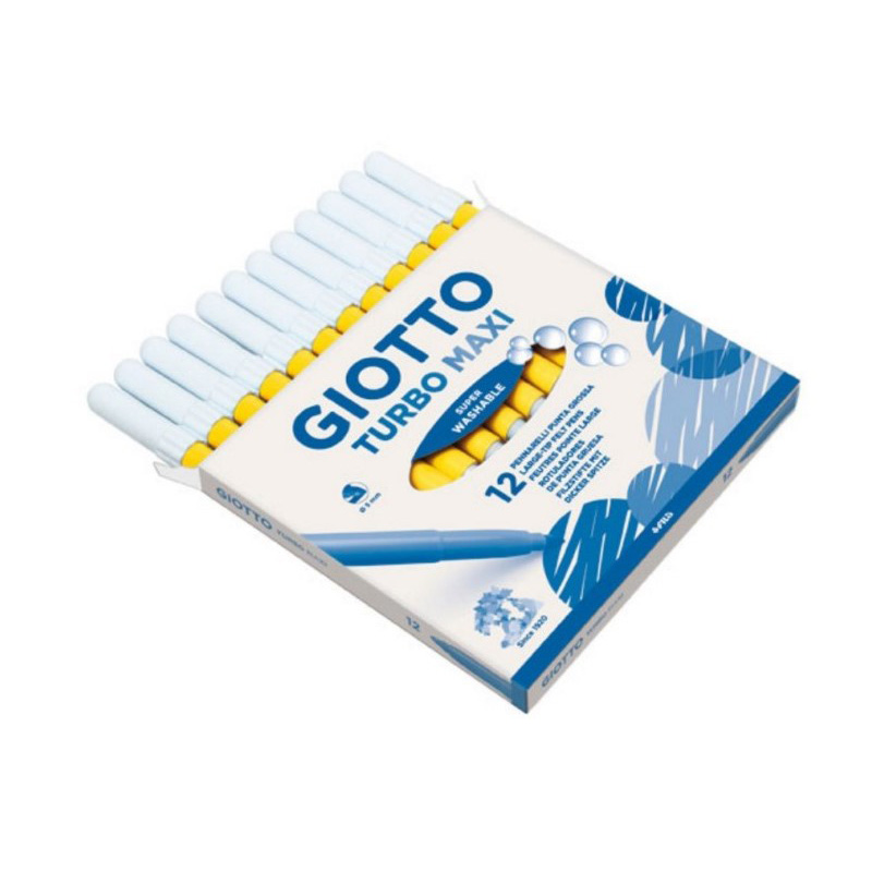 GIOTTO TURBO MAXI ΜΑΡΚΑΔΟΡΟΙ ΧΟΝΤΡΟΙ 12TEM ΜΟΝΟΧΡΩΜΙΕΣ ΚΙΤΡΙΝΟ