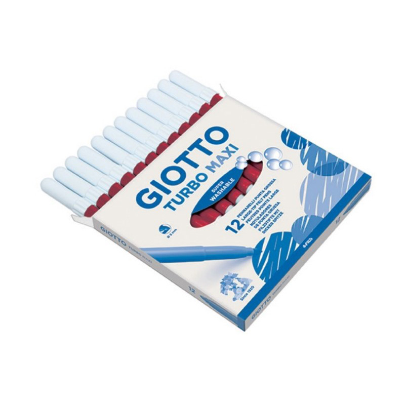 GIOTTO TURBO MAXI ΜΑΡΚΑΔΟΡΟΙ ΧΟΝΤΡΟΙ 12TEM ΜΟΝΟΧΡΩΜΙΕΣ ΚΟΚΚΙΝΟ