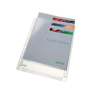 ΖΕΛΑΤΙΝΕΣ LEITZ 4756 ΕΝΙΣΧΥΜΕΝΕΣ ΕΠΕΚΤΑΣΙΜΗ 10ΤΕΜ CLEAR