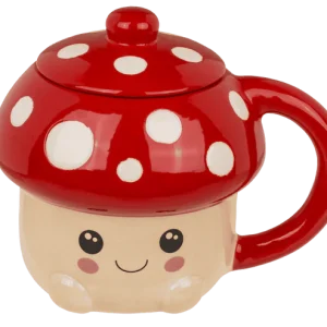 ΚΟΥΠΑ "KAWAII MUSHROOM" 13x11,5CM ΜΕ ΚΑΠΑΚΙ 440ML ΣΕ ΚΟΥΤΑΚΙ ΔΩΡΟΥ