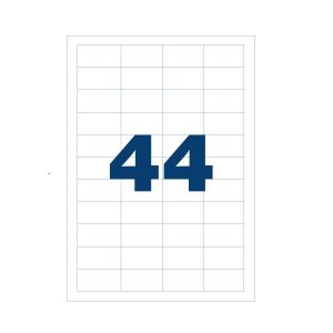 48,5X25,4 ΕΤΙΚΕΤΕΣ LASER-COPY-INKJET 100Φ MULTI (100 ETIK)