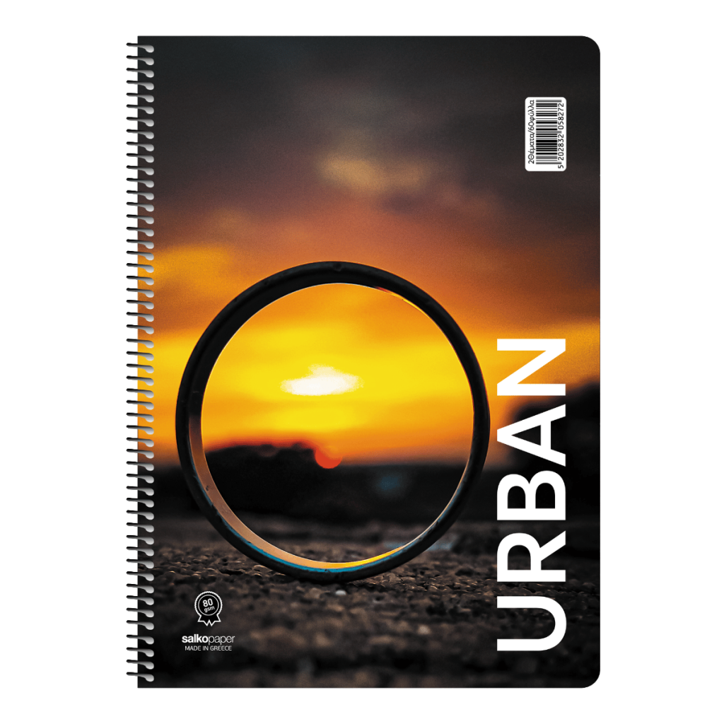ΤΕΤΡΑΔΙΟ ΣΠΙΡΑΛ URBAN 21X29/180 ΣΕΛΙΔΕΣ 3Θ