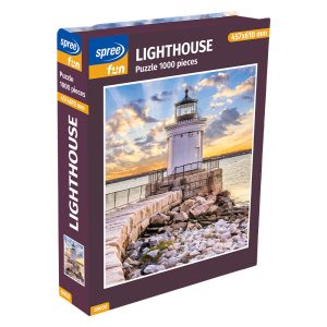 ΠΑΖΛ LIGHTHOUSE 45,7X61CM 1000 ΚΟΜΜΑΤΙΑ ΣΕ ΚΟΥΤΙ "ΒΙΒΛΙΟ"