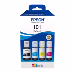 EPSON 101 4 INKJET CARTRIDGES MULTIPACK (BK-C-Y-M) C13T03V64A