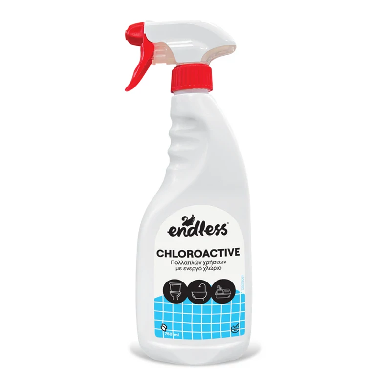 ENDLESS CHLOROACTIVE SPRAY 750ML - ΠΟΛΛΑΠΛΩΝ ΧΡΗΣΕΩΝ ΜΕ ΕΝΕΡΓΟ ΧΛΩΡΙΟ