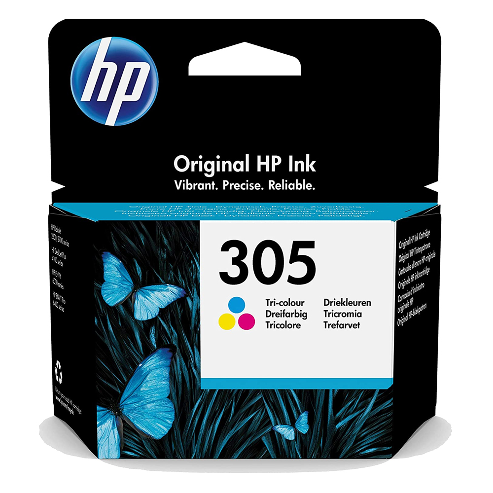 HP ΜΕΛΑΝΙ 305 TRI-COLOUR INK CRTR 100PGS