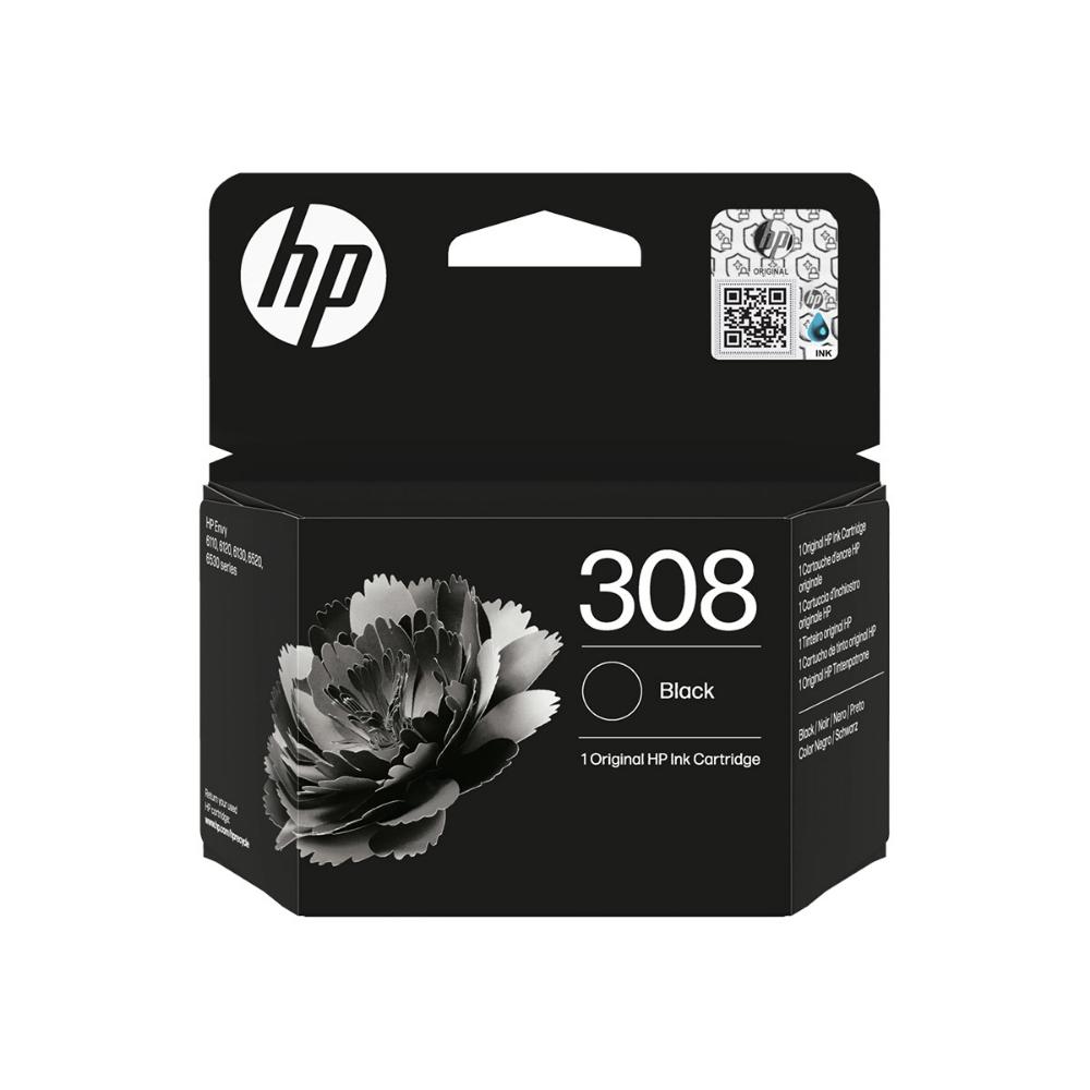 HP ΜΕΛΑΝΙ INKJET No.308 BLACK (7FP21UE) (HP7FP21UE)